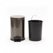 Black Titanium Pedal Bin 5L