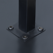 Black Top Rectangle Side Table