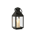 Load image into Gallery viewer, Black Lantern With 4 Candles
