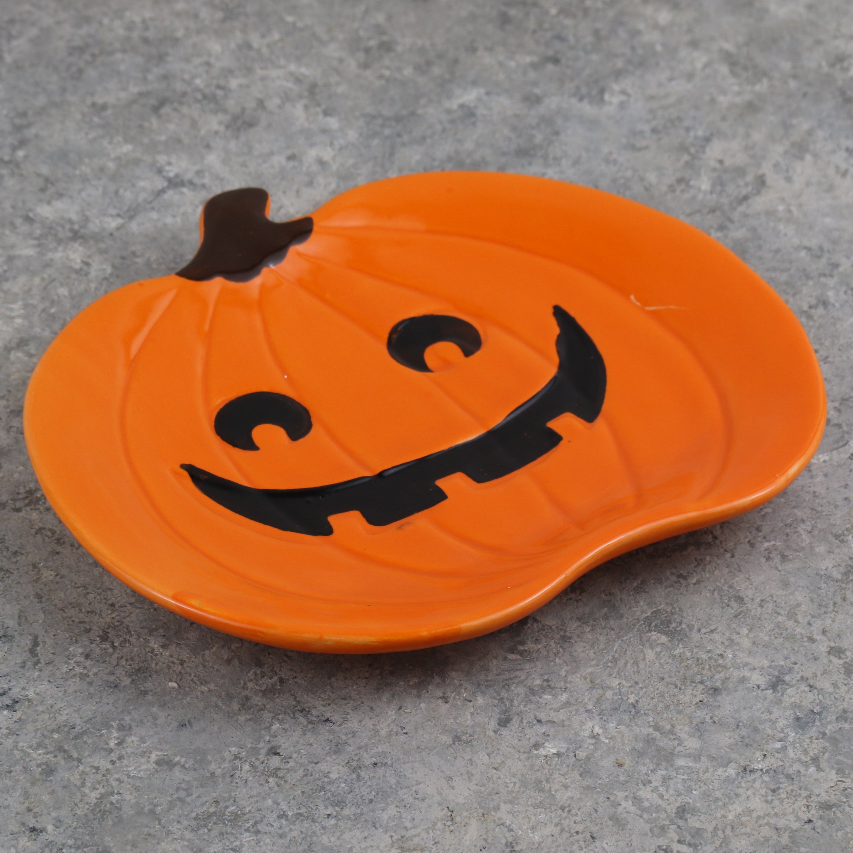 Halloween Pumpkin Plate