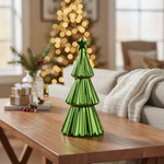 Load image into Gallery viewer, Metallic Green Tree Ornament
