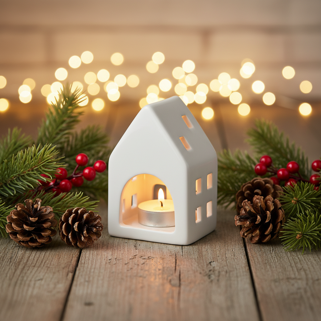White House Candle Holder