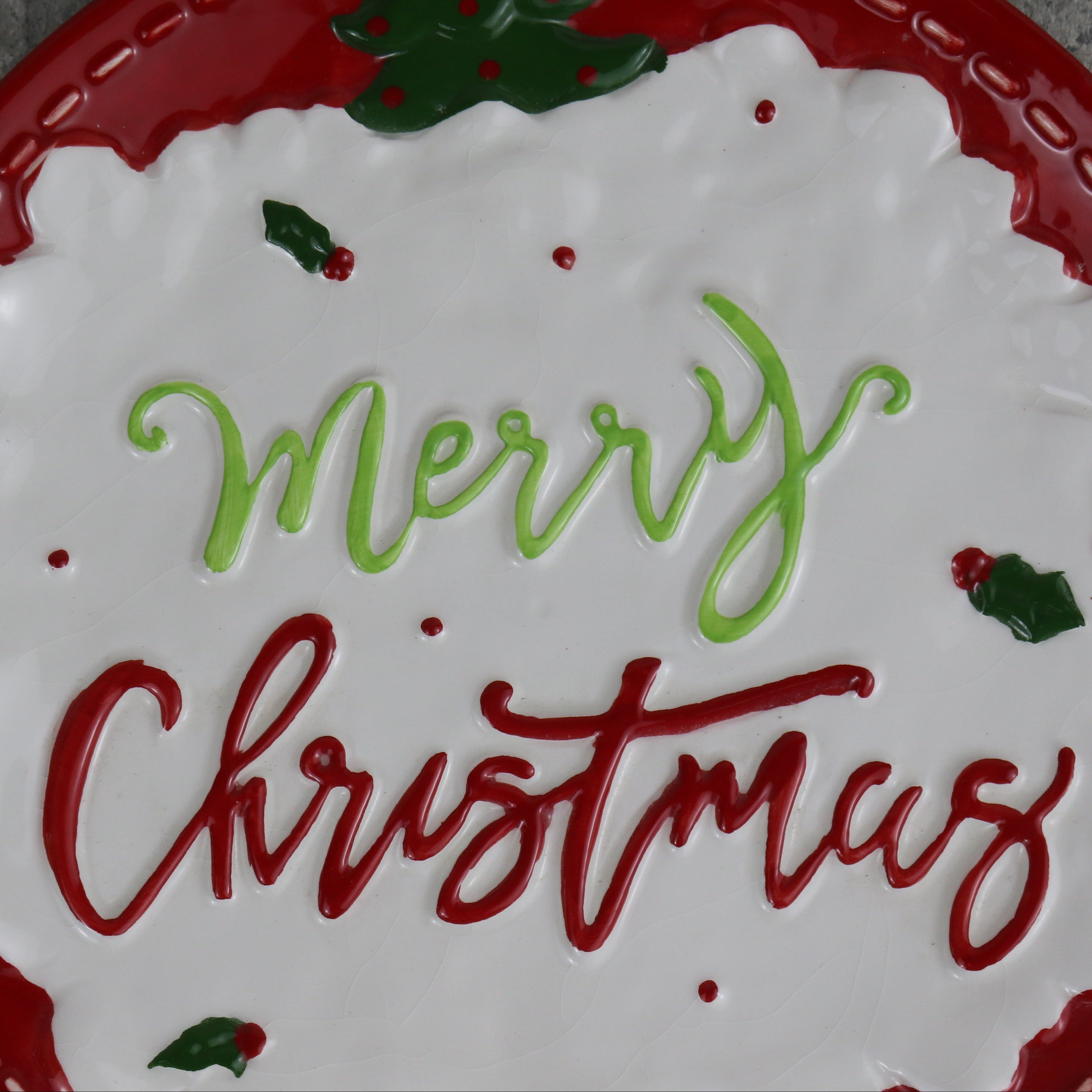 Merry Christmas Plate