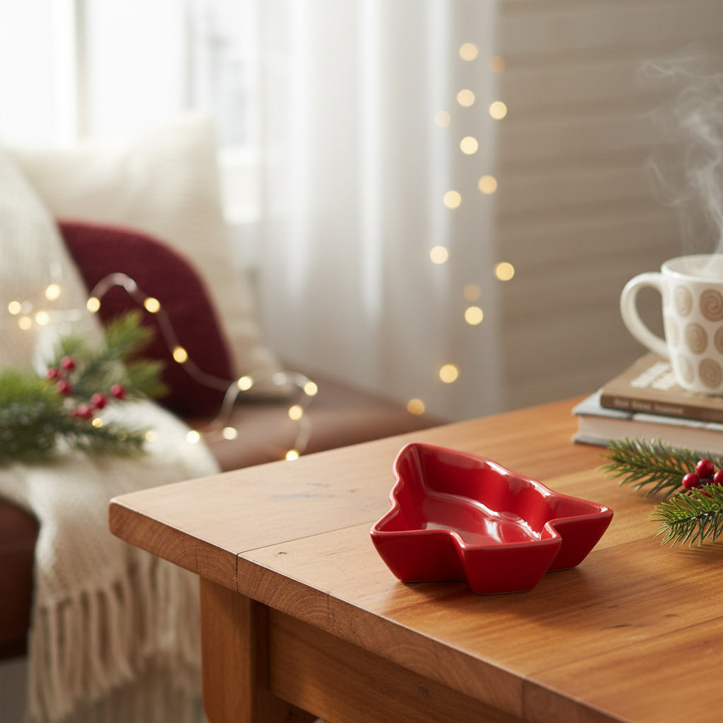 Mini Red Tree Plate