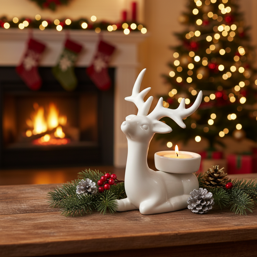 Reindeer Candle Holder