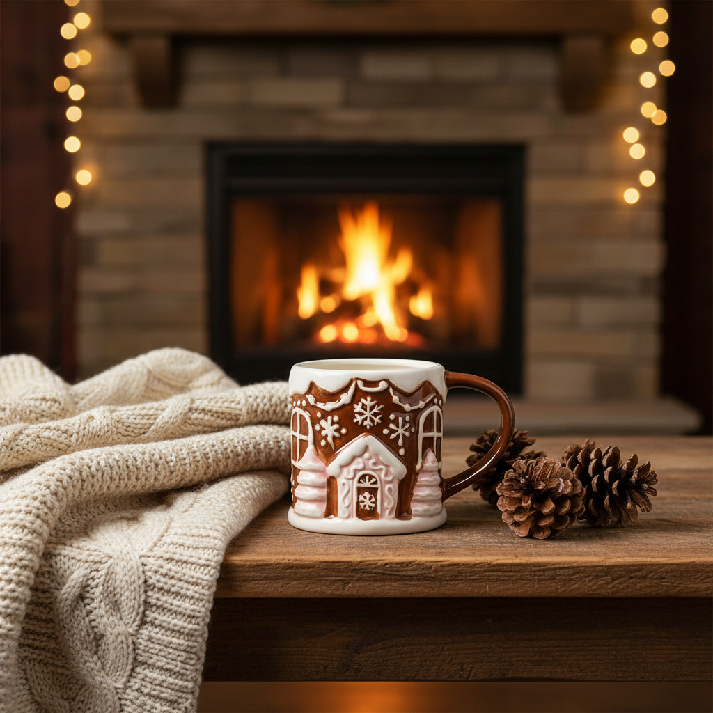 Gingerbread House Mug