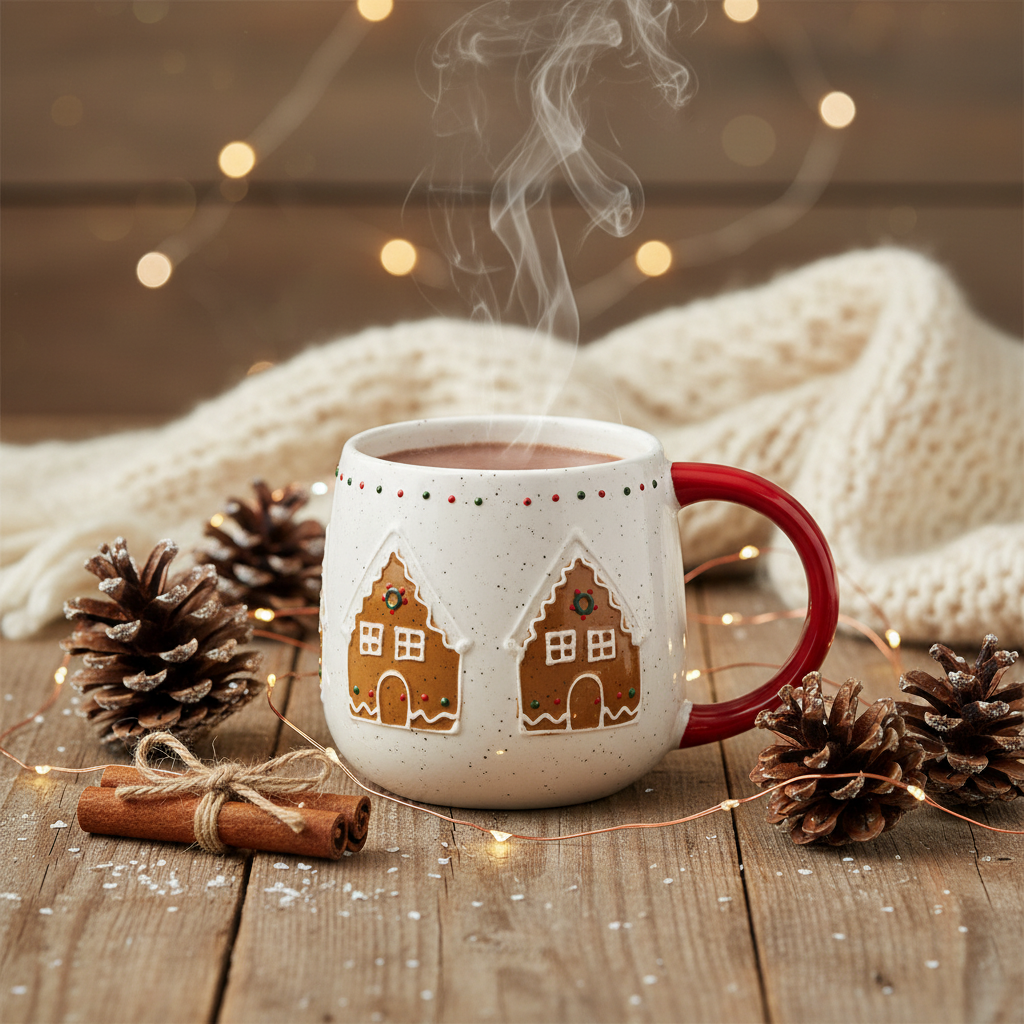 Gingy House Pattern Mug