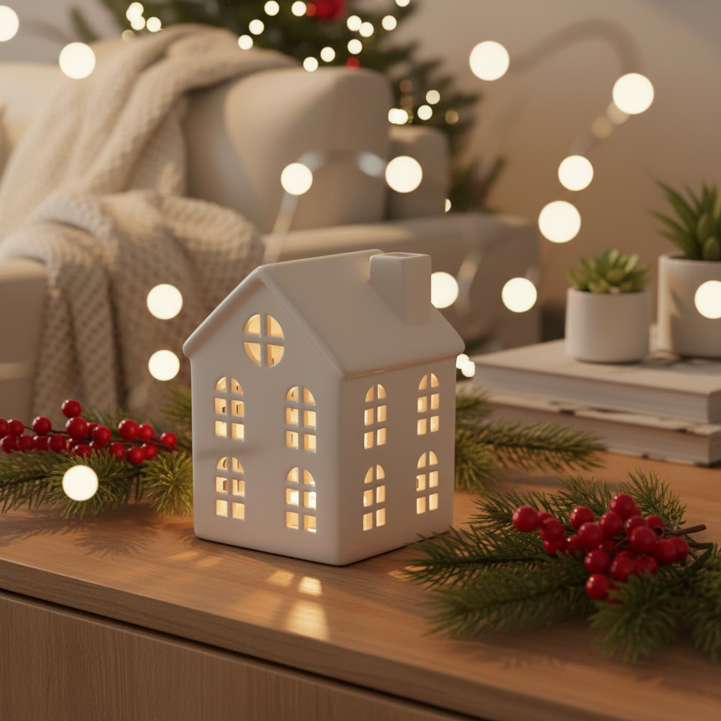 White LED House L