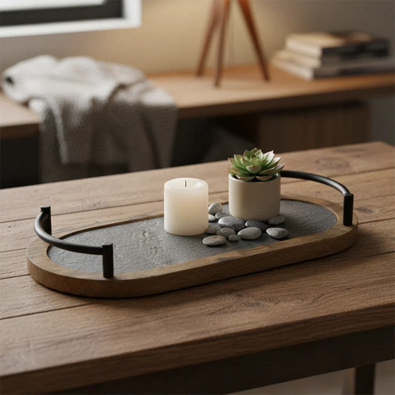 Oval Shaped Serving Tray