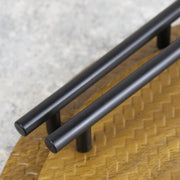 Round Server With Handles