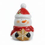 Load image into Gallery viewer, Snowman Cookie Jar
