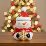 Load image into Gallery viewer, Snowman Cookie Jar
