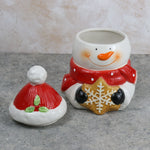 Load image into Gallery viewer, Snowman Cookie Jar
