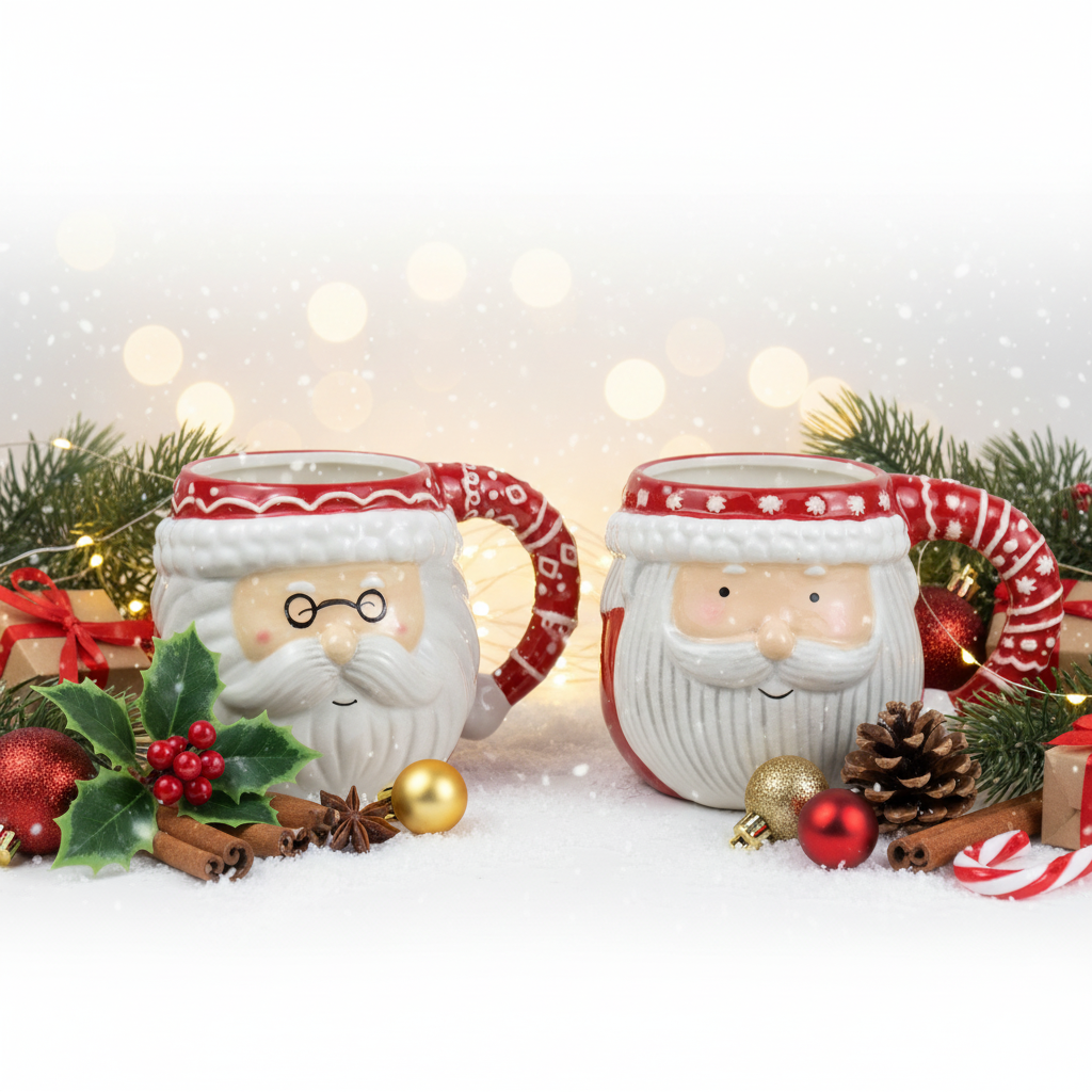 Henry & Elliot Santa Mug