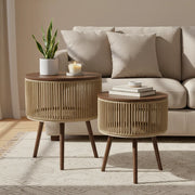 Rope Accent Table With Storage