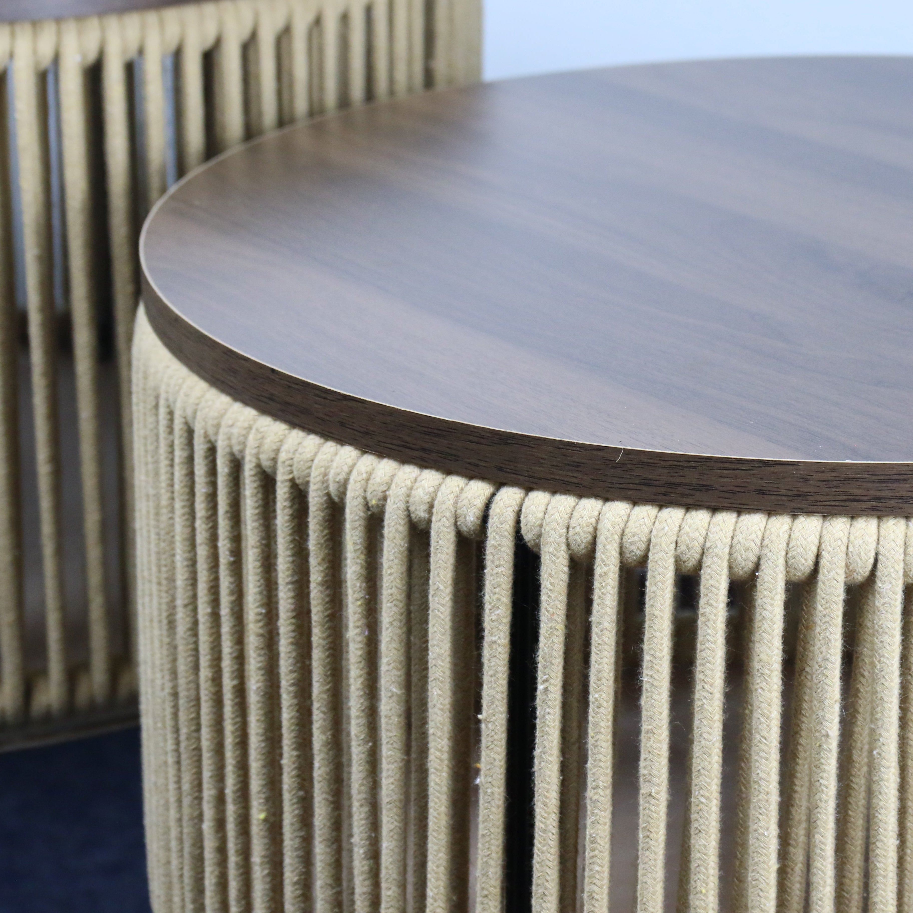 Rope Accent Table With Storage