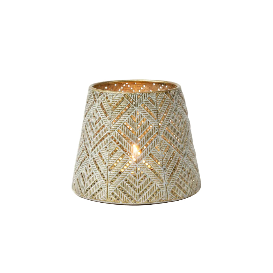 Antique Gold Tealight Holder