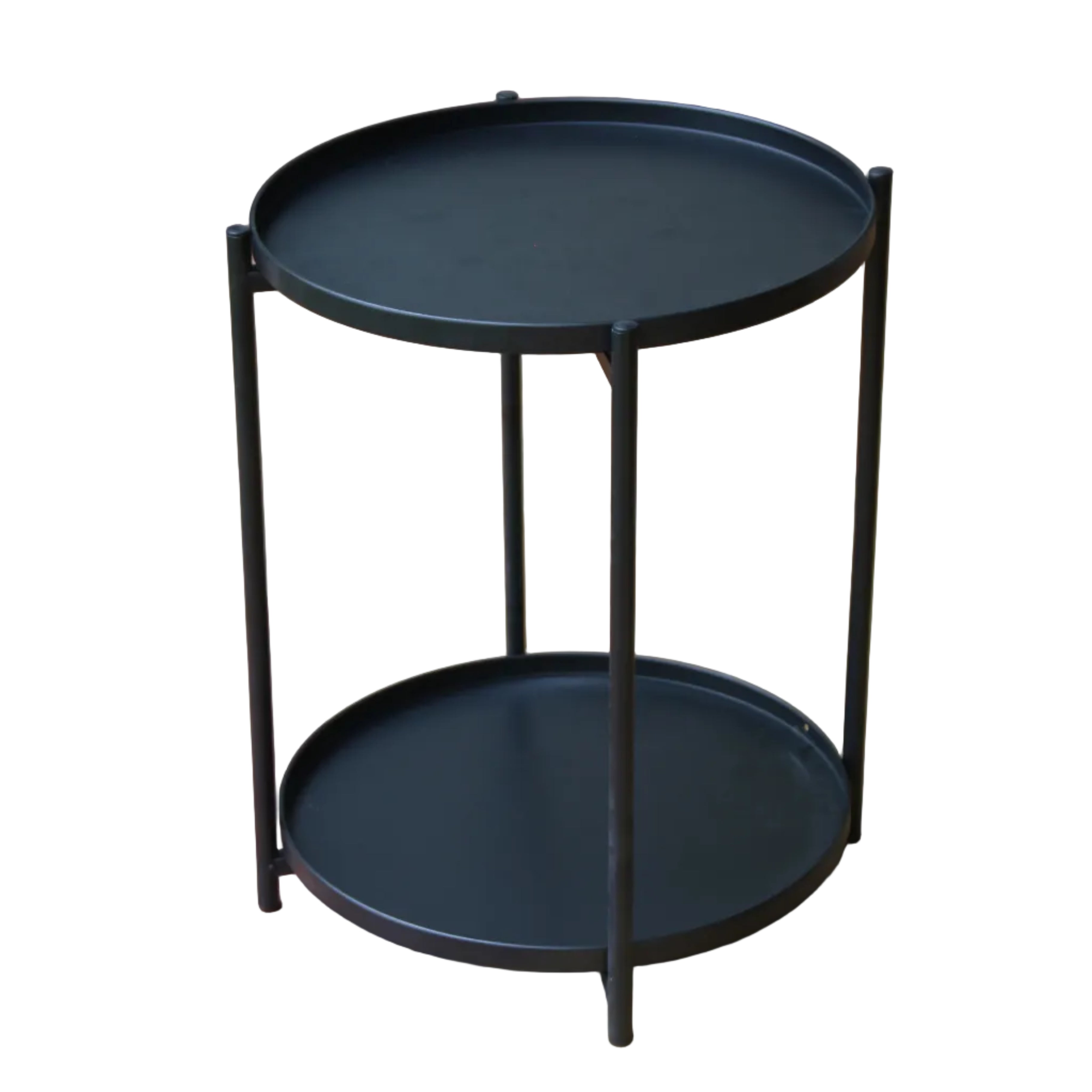2 Tier Metal Side Table