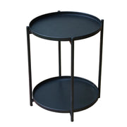 2 Tier Metal Side Table