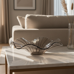 Load image into Gallery viewer, Wavy Glass Decorative Bowl

