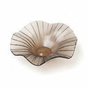 Wavy Glass Decorative Bowl