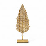 Load image into Gallery viewer, Antique Gold Leaf Candle Holder
