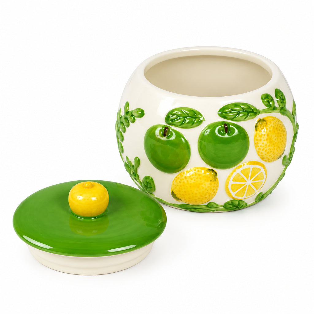 Citrus Orchard Round Jar
