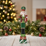 Load image into Gallery viewer, Emerald Crown Nutcracker
