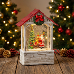 Load image into Gallery viewer, Christmas Cabin Snow Lantern
