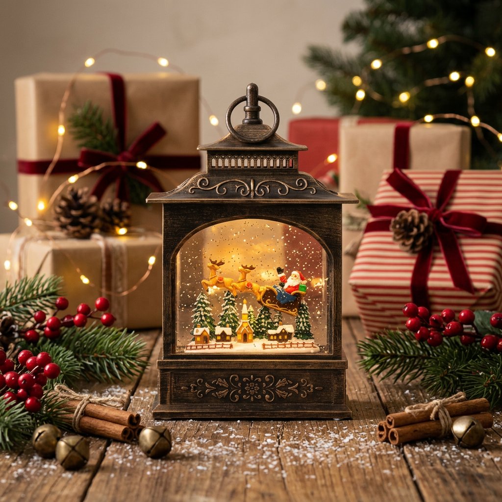 Village Arch Snow Lantern