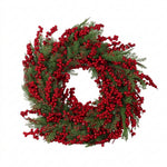 Load image into Gallery viewer, Berryburst Evergreen Wreath
