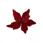 Load image into Gallery viewer, Crimson Velvet Poinsettia
