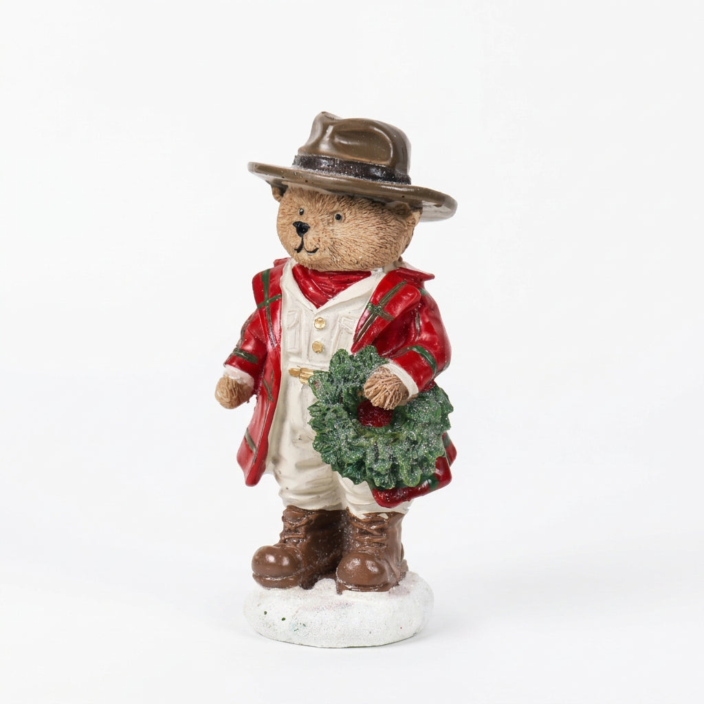 Woodland Hat Christmas Bear