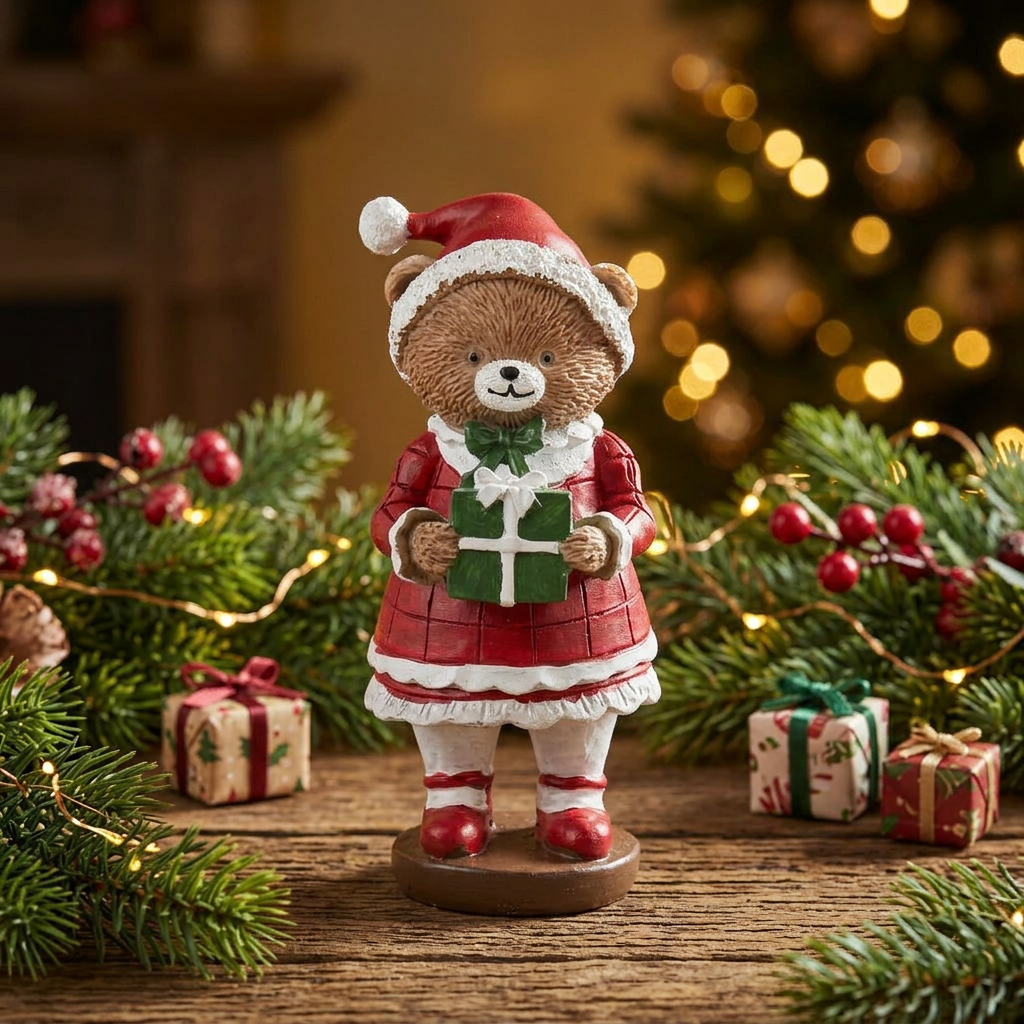 Santa Dress Christmas Bear