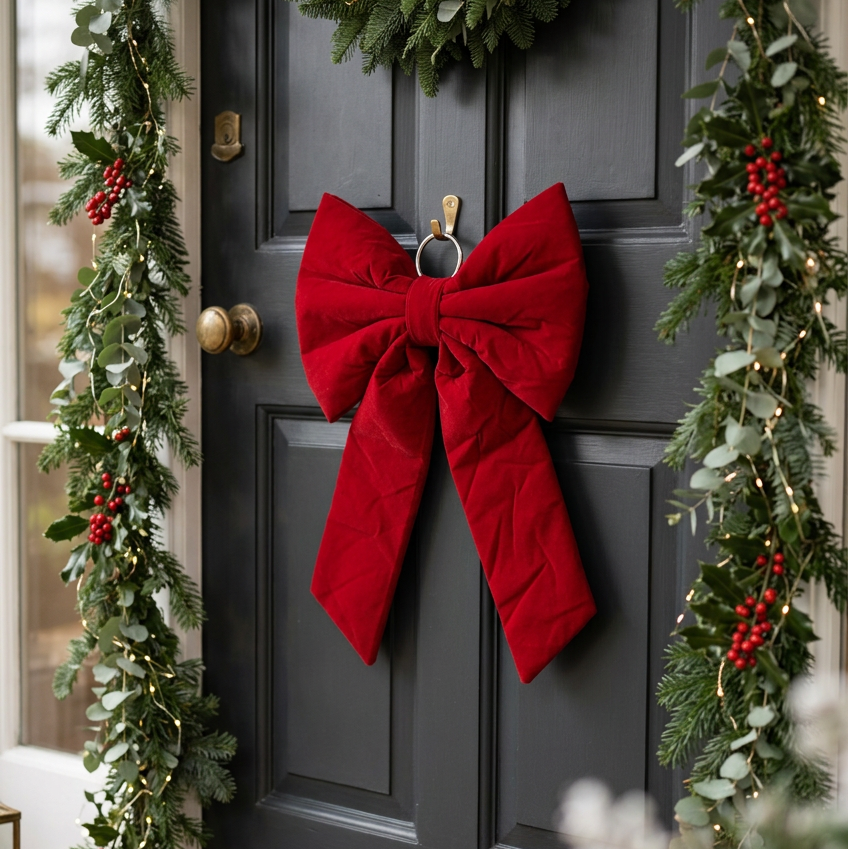 Grand Scarlet Ribbon Bow