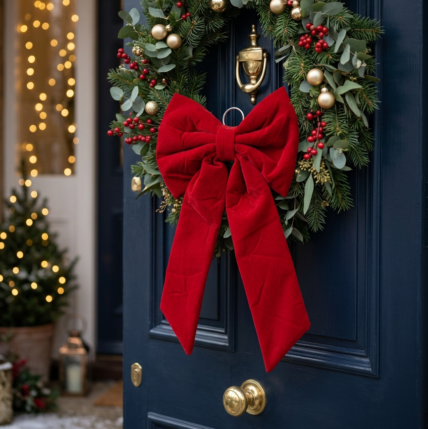 Grand Scarlet Ribbon Bow