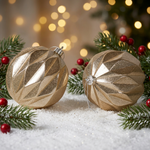 Load image into Gallery viewer, Golden Petal Globe Pair
