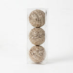 Load image into Gallery viewer, Champagne Spiral Sequin Baubles
