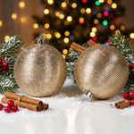 Load image into Gallery viewer, Golden Fine Rib Baubles
