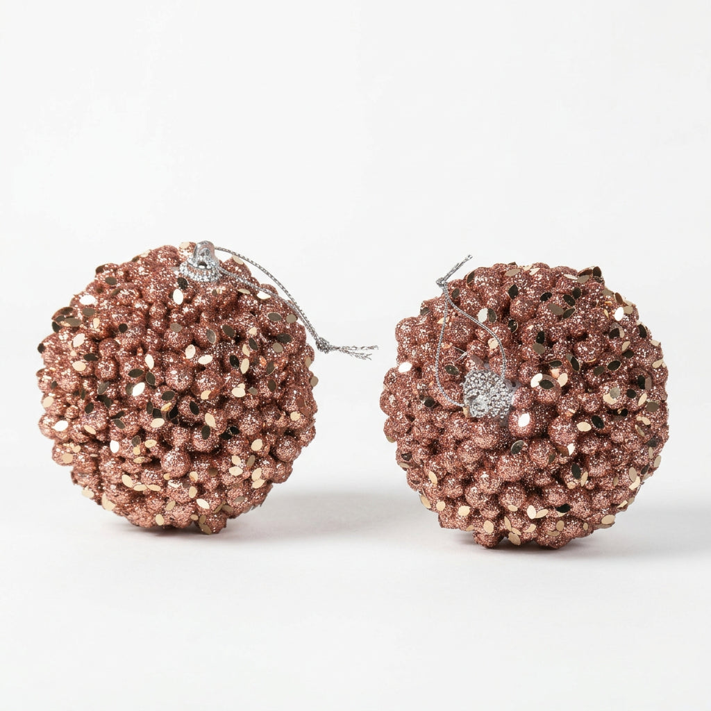 Rosegold Berry Bead Baubles