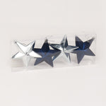 Load image into Gallery viewer, Star 9cm 4pc pack - pink , brown , blue &amp; silver BA017
