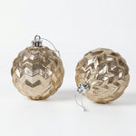 Load image into Gallery viewer, Golden Chevron Baubles
