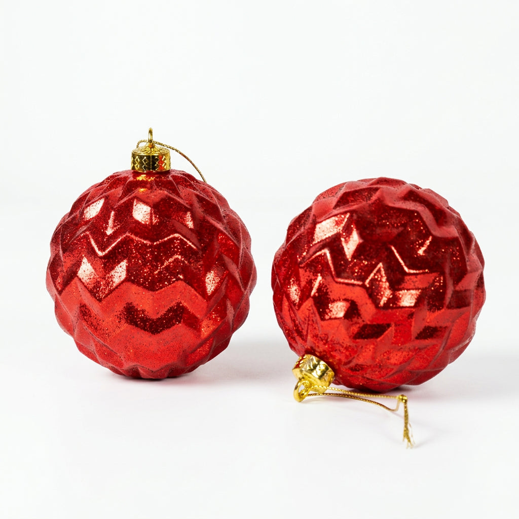 Ruby Chevron Baubles