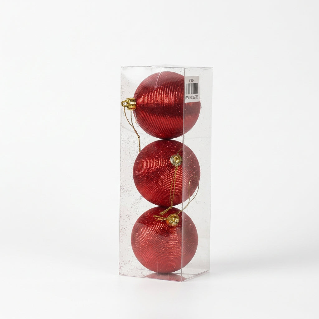 Ruby Fine Rib Baubles