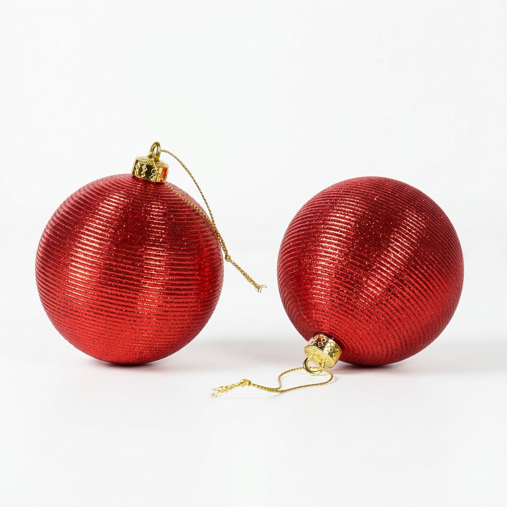 Ruby Fine Rib Baubles