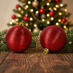 Load image into Gallery viewer, Ruby Fine Rib Baubles
