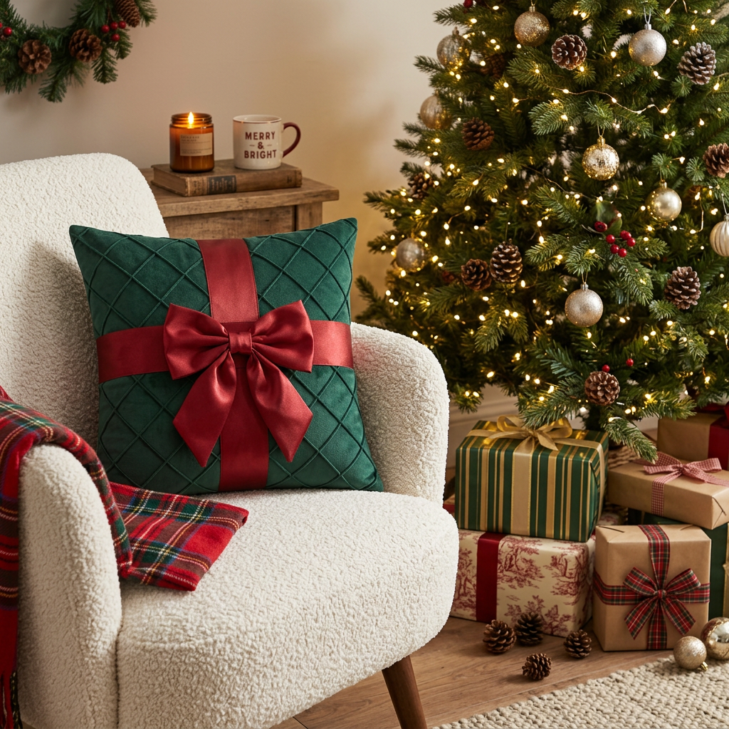 Gift Box Cushion Cover
