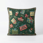 Load image into Gallery viewer, Festive Patchwork Cushion Cover
