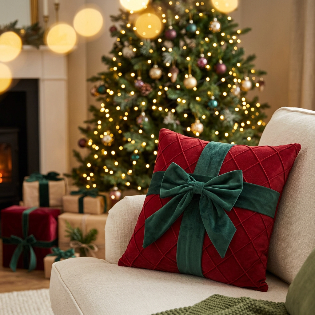 Gift Box Cushion Cover