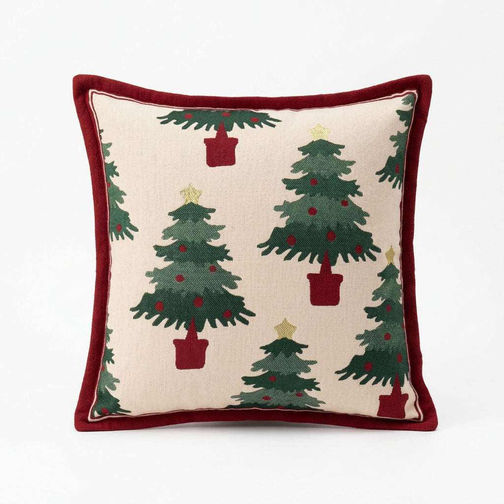 Woodland Print Cushion Cover